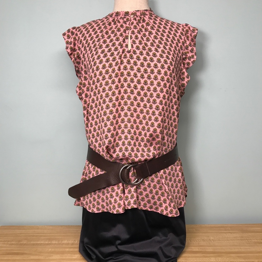 Flowing Silky Loft Floral Blouse